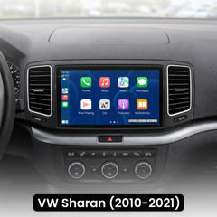 VW Sharan 10-21 - Rádio 9" com Apple CarPlay e Android Auto