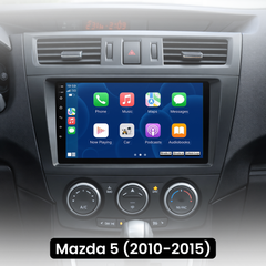 Mazda 5 10-15 - Rádio 9" com Apple CarPlay e Android Auto