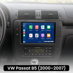 VW Passat 00-07 - Rádio 9" com Apple CarPlay e Android Auto