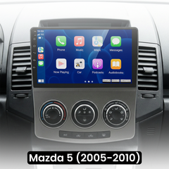 Mazda 5 05-10 - Rádio 9" com Apple CarPlay e Android Auto