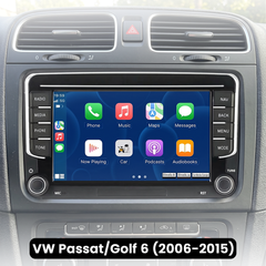 VW PQ35 (2006-2015) Apple CarPlay – Tela de 7” | Passat, Golf, Touran etc.