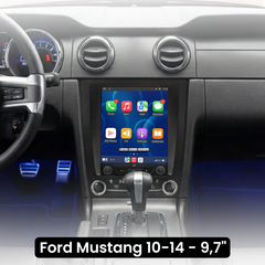 Ford Mustang 10-14 - Rádio de 9,7" com Apple CarPlay e Android Auto