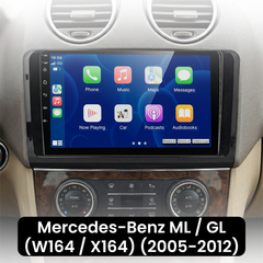 Mercedes-Benz ML 05-12 - Rádio 9" com Apple CarPlay e Android Auto