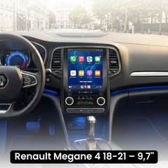 Renault Megane 18-21 - Rádio 9,7" com Apple CarPlay e Android Auto