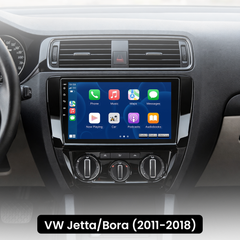 VW Jetta/Bora 11-18 - Rádio 10,1" com Apple CarPlay e Android Auto