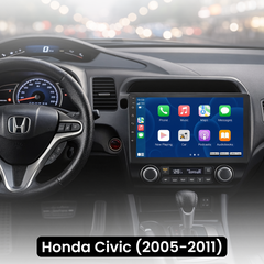 Honda Civic 05-11 - Rádio 9" com Apple CarPlay e Android Auto