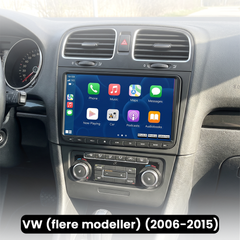 VW (vários modelos) 06-15 - Rádio 9" com Apple CarPlay e Android Auto