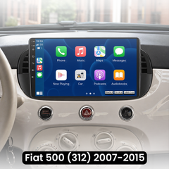 Fiat 500 07-15 - Rádio 9" com Apple CarPlay e Android Auto