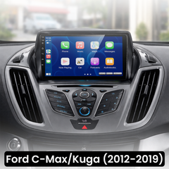 Ford C-Max/Kuga 12-19 - Rádio 9" com Apple CarPlay e Android Auto