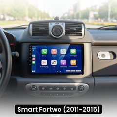 Smart Fortwo 11-15 - Rádio 9" com Apple CarPlay e Android Auto