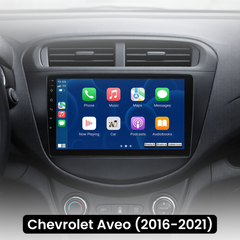 Chevrolet Aveo 16-21 - Rádio 9" com Apple CarPlay e Android Auto
