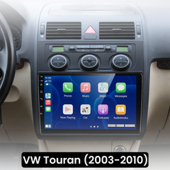 VW Touran 03-10 - Rádio 10,1" com Apple CarPlay e Android Auto