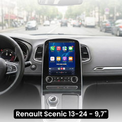Renault Scenic 13-24 - Rádio 9,7" com Apple CarPlay e Android Auto