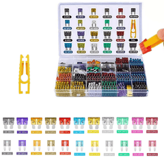 300-delige zekeringenset – steekzekeringenkit voor auto, vrachtwagen & boot – overzicht van complete zekeringen in doos