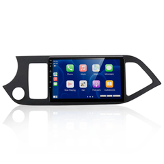 Kia Picanto 11-16 - Rádio 9" com Apple CarPlay e Android Auto