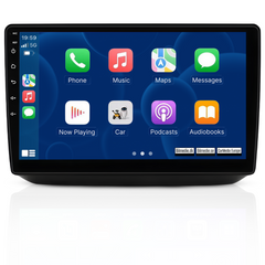 Skoda Fabia 07-14 - Rádio 10,1" com Apple CarPlay e Android Auto