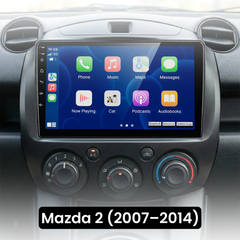 Rádio Mazda 2 07-14- 9" com Apple CarPlay e Android Auto