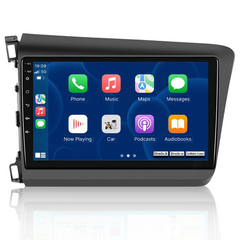 Honda Civic 12-15 - Rádio 9" com Apple CarPlay e Android Auto
