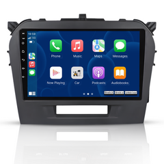 Suzuki Vitara 14-18 - Rádio 9" com Apple CarPlay e Android Auto