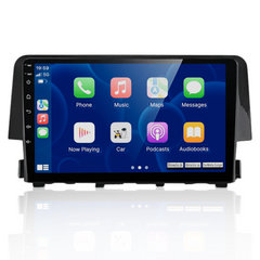 Honda Civic 15-20 - Rádio 9" com Apple CarPlay e Android Auto