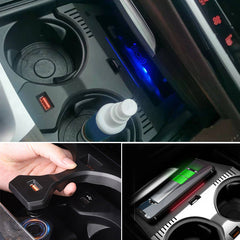 BMW Série 5 & Série 6 2018-2025 Carregador sem fios para telemóvel com carregamento rápido de 15W 