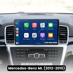 Mercedes-Benz ML 12-15 - Rádio 9" com Apple CarPlay e Android Auto