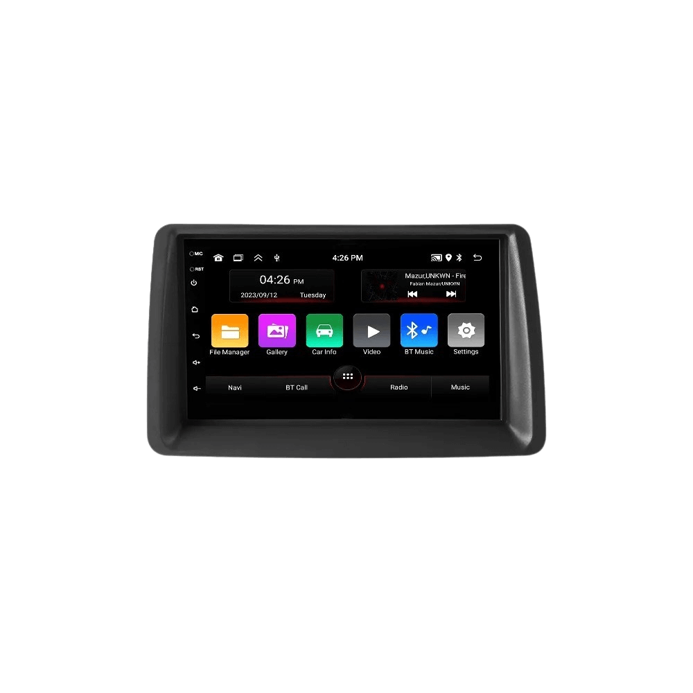 Fiat Panda 03-12 - 7" Radio m. Apple CarPlay og Android Auto display med navigation og multimediefunktioner