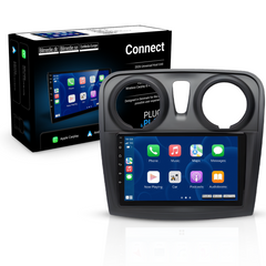 Dacia Logan/Sandero - Rádio de 9" com Apple CarPlay e Android Auto