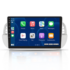 Fiat 500 07-15 - Rádio 9" com Apple CarPlay e Android Auto