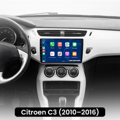 Rádio Citroen C3 e DS3 9" com Apple CarPlay e Android Auto