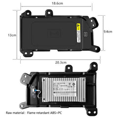 Toyota Carregador sem fios para telemóvel Land Cruiser LC300 2022-2023 com carregamento rápido de 15W 
