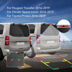 Câmara de marcha-atrás para Peugeot / Citroën / Toyota (2016–2019) 