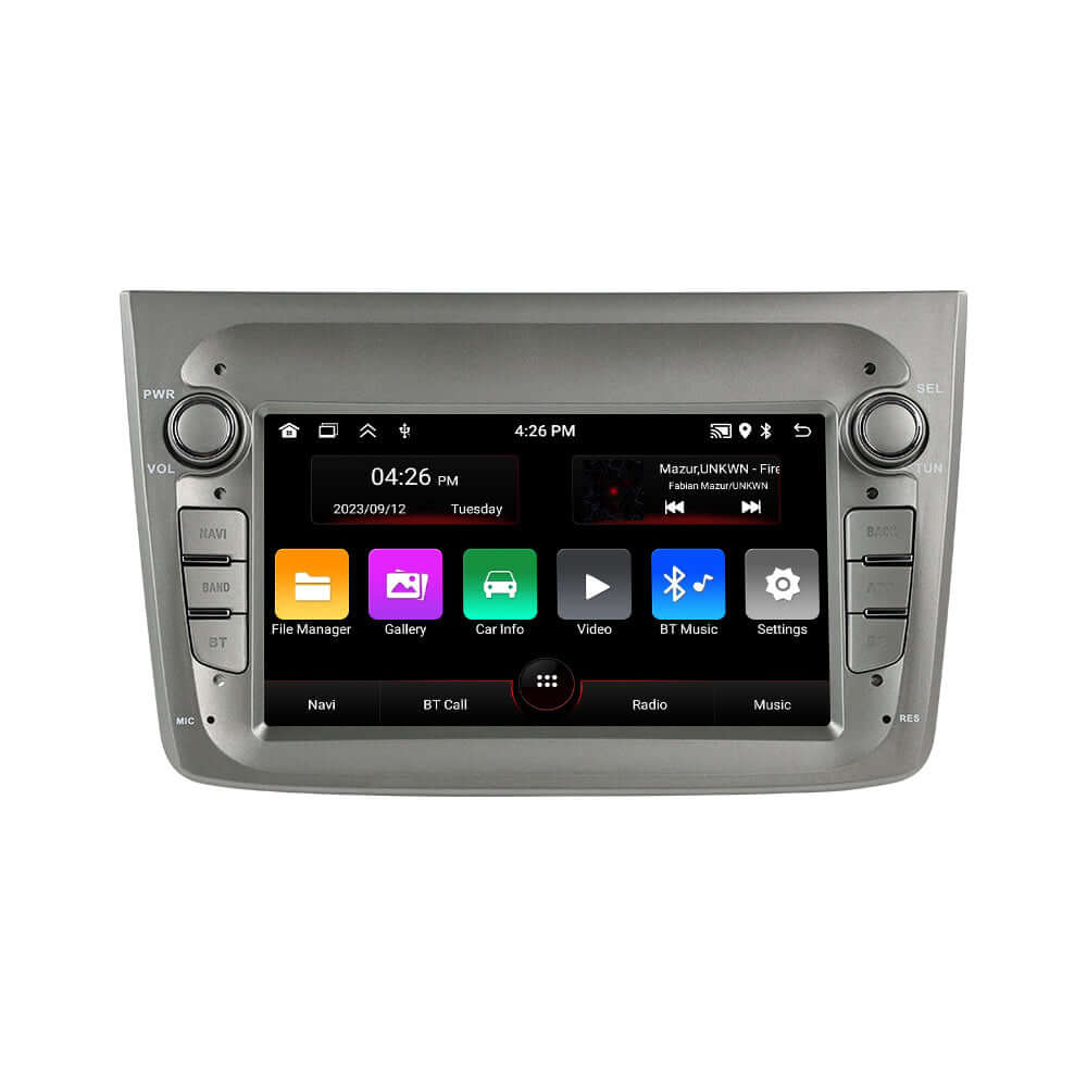 Alfa Romeo 147 – radio met Apple CarPlay en Android Auto met geavanceerd multimediasysteem.