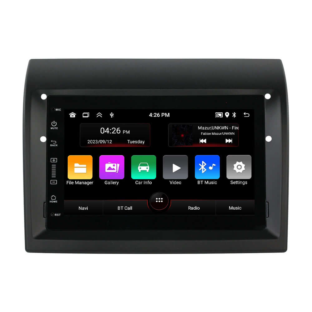 Fiat Ducato 07-15 – 7" radio met Apple CarPlay en Android Auto met moderne functies