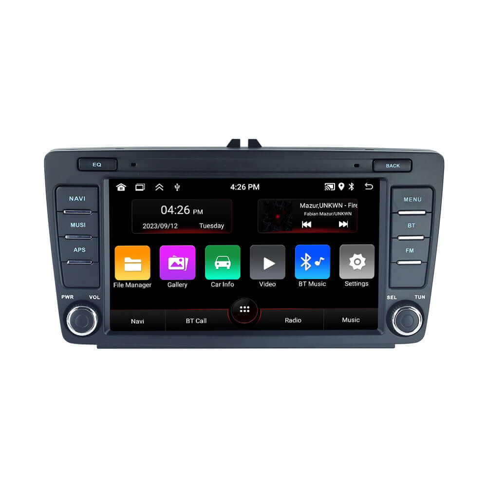 Skoda Octavia 04-13 - Rádio 8" com Apple CarPlay e Android Auto – Carmediaeurope.com