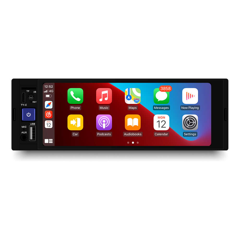 Universal - rádio 1-DIN de 6,86" com Apple CarPlay e Android Auto – Carmediaeurope.com