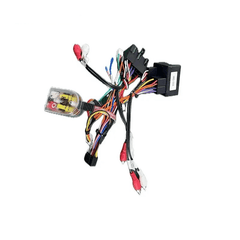 Cabo de rádio para Audi com sistema Bose – imagem do produto para rádios Bilmedie de 7" e 9" com ligações por cabo