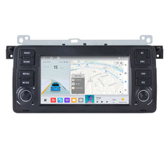 BMW E46 - 7" Radio m. Apple CarPlay og Android Auto – Bilmedie.dk