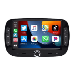 Fiat 500 16-19 - Rádio 7\" com Apple CarPlay e Android Auto – Carmediaeurope.com