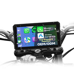 Ecrã GPS para moto com Apple CarPlay e Android Auto sem fios 