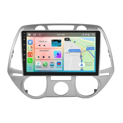 Hyundai I20 08-12 - 9" Radio m. Apple CarPlay og Android Auto – Bilmedie.dk