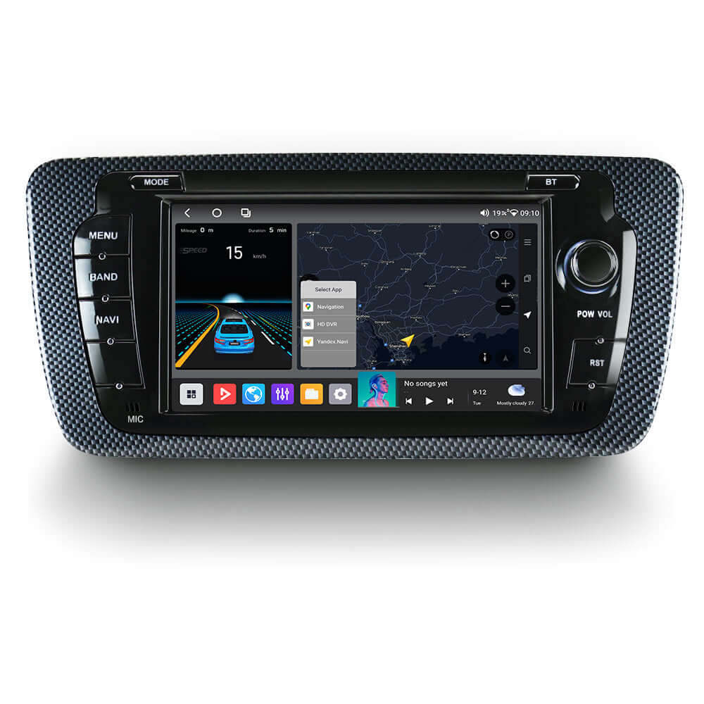 Seat Ibiza 09-13 - 7" radio met Apple CarPlay en Android Auto – Carmediaeurope.com