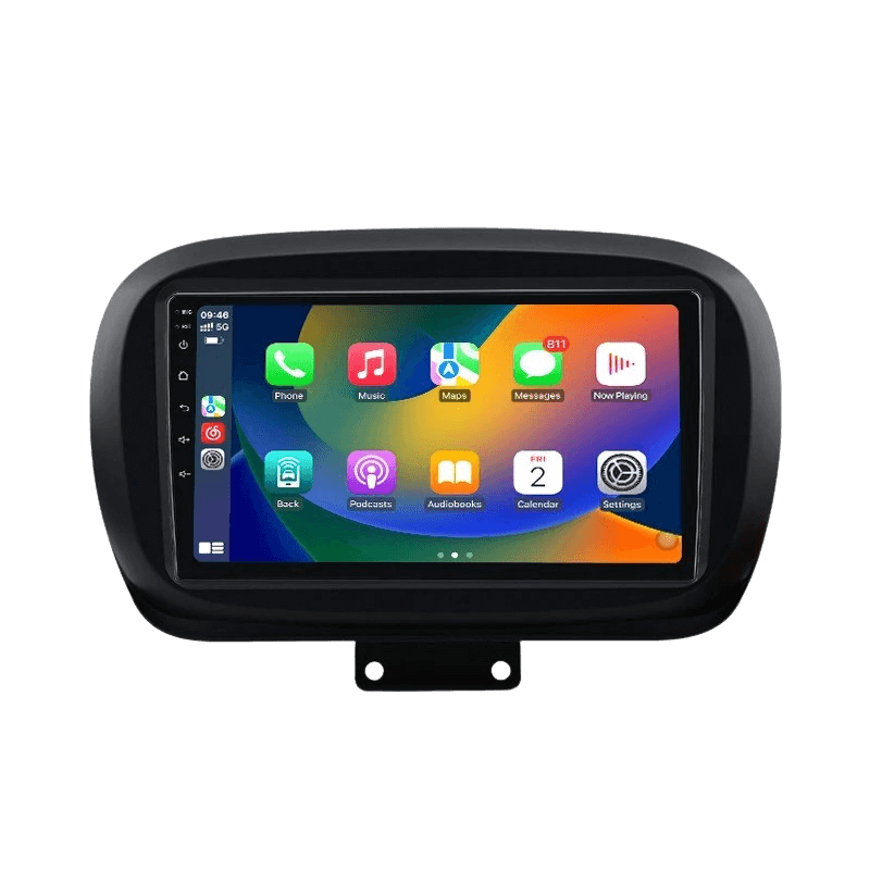 Fiat 500X 14-20 - 9" Radio m. Apple CarPlay og Android Auto – Bilmedie.dk