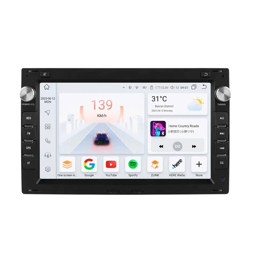 VW Passat 01-05 incl. - Rádio 7" com Apple CarPlay e Android Auto – Carmediaeurope.com