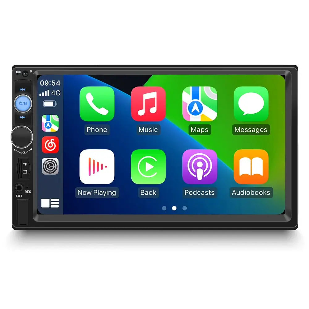 Universal - rádio 2-DIN de 7" com Apple CarPlay e Android Auto (cabo) – Carmediaeurope.com