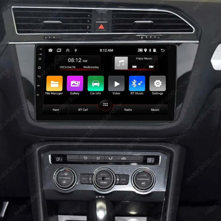VW Tiguan 17-19 - Rádio 10,1" c/ Apple CarPlay e Android Auto – Carmediaeurope.com