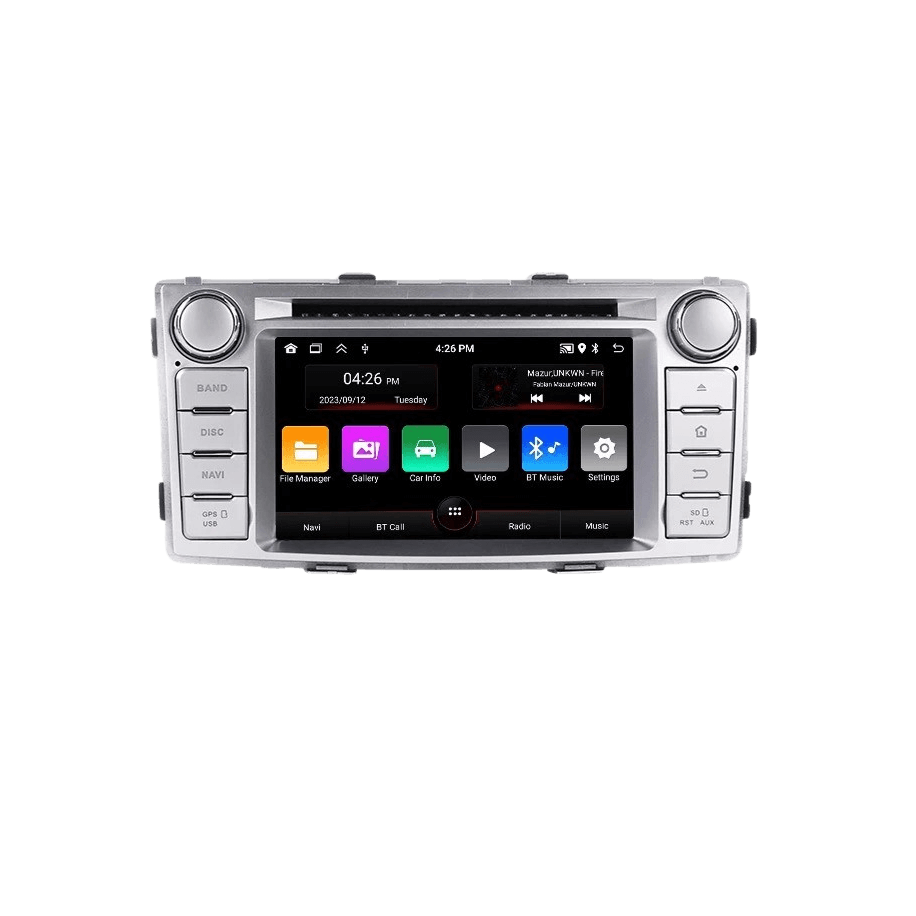 Toyota Hilux 12-15 - rádio de 7" com Apple CarPlay e Android Auto – Carmediaeurope.com