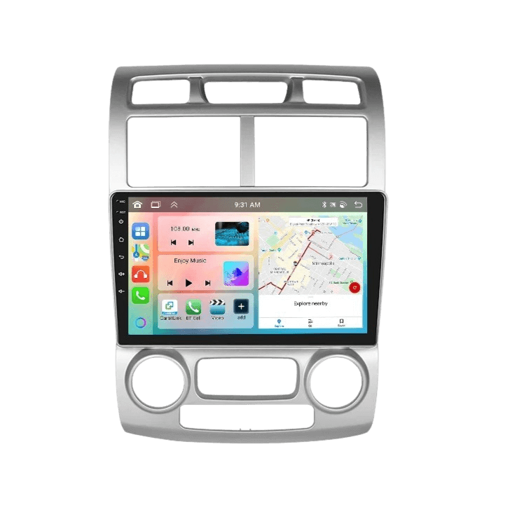 Kia Sportage 05-10 - 9" Radio m. Apple CarPlay og Android Auto – Bilmedie.dk