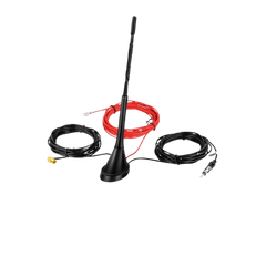 Bil-tagantenne – 29 cm, 5 meter ledning, DAB/DAB+/FM/AM med SMB-stik og fleksible kabler til bilradio.