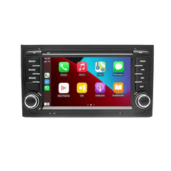 Audi A4 00-08 - 7" radio met Apple CarPlay en Android Auto (design 1) – Carmediaeurope.com